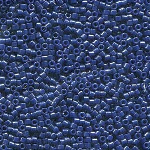 DB 2144, Duracoat Opaque Cobalt Dyed - Miyuki Delica Beads - Size 11 - 5 grams - Japanese Cylinder Seed Beads - Retail & Wholesale