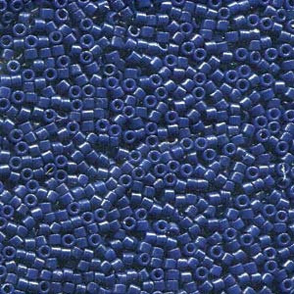 DB 2144, Duracoat Opaque Cobalt Dyed - Miyuki Delica Beads - Size 11 - 5 grams - Japanese Cylinder Seed Beads - Retail & Wholesale