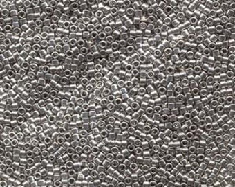 SB DBS0038 15/0 Miyuki Delica Palladium Plated Sold per 8g Tube - Etsy