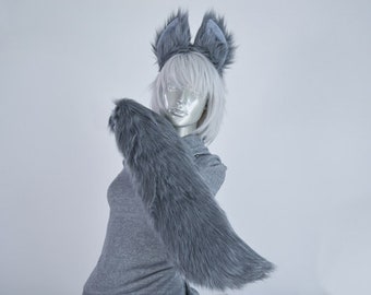Costume Wolf Tail Etsy - 