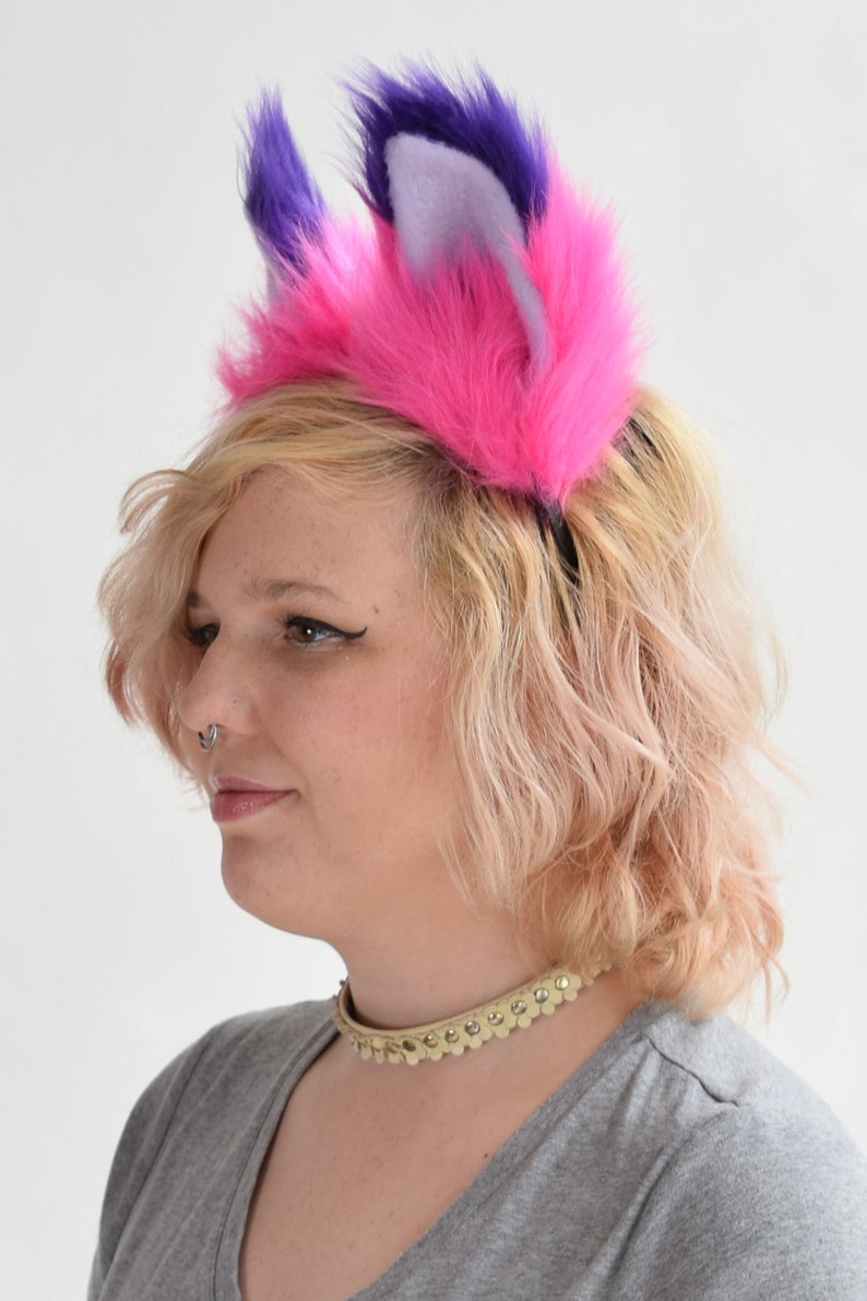 Fluffy Cheshire Cat Ear and Tail Set Cosplay Accessories ...