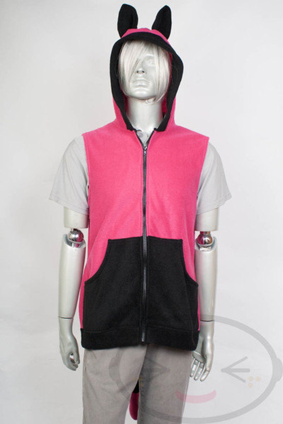 Rave Cat Hoodie Costume Cosplay Adult Size Handmade Etsy