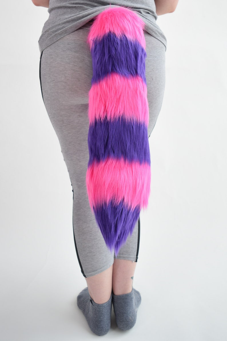 Fluffy Cheshire Cat Tail Cosplay Accessories Costume | Etsy