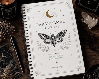 Paranormal Journal | Guided Ghost Log Book for Documenting Experiences