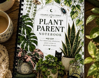 Plant Journal | Parent Notebook with Care Logs and Watering Schedule