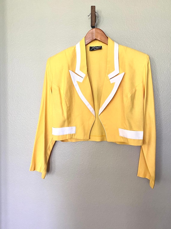 80s Vintage Crop Jacket - image 1