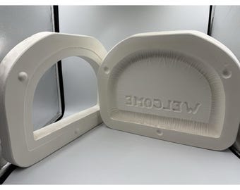 VTG 1986 Kimple 1084 Ceramic Casting Slip Mold Large Welcome Board
