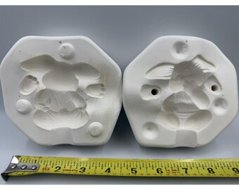 VTG 1989 Dona's 659 Ceramic Slip Casting Mold Small Baby Bunny 5"x3"x5"