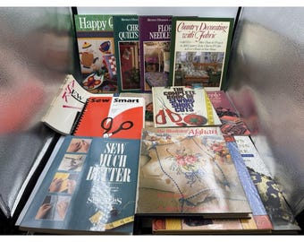 Huge Lot of 15 Hardcover Books For Sewing: guides, tips & techniques