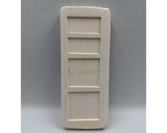 Yozie Mold HC 355  Jewelry Earring Shapes  Ceramic Open Pour 8"x3" Vintage
