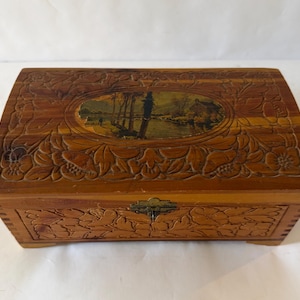 1950's Wood Box - Etsy