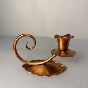 Gregorian Copper Candlestick - Etsy