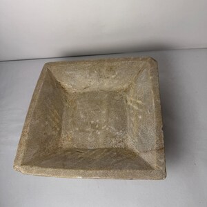 Vintage Hand Carved Stone Bowl
