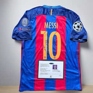 Retro Barcelona Jersey Messi - Etsy Canada