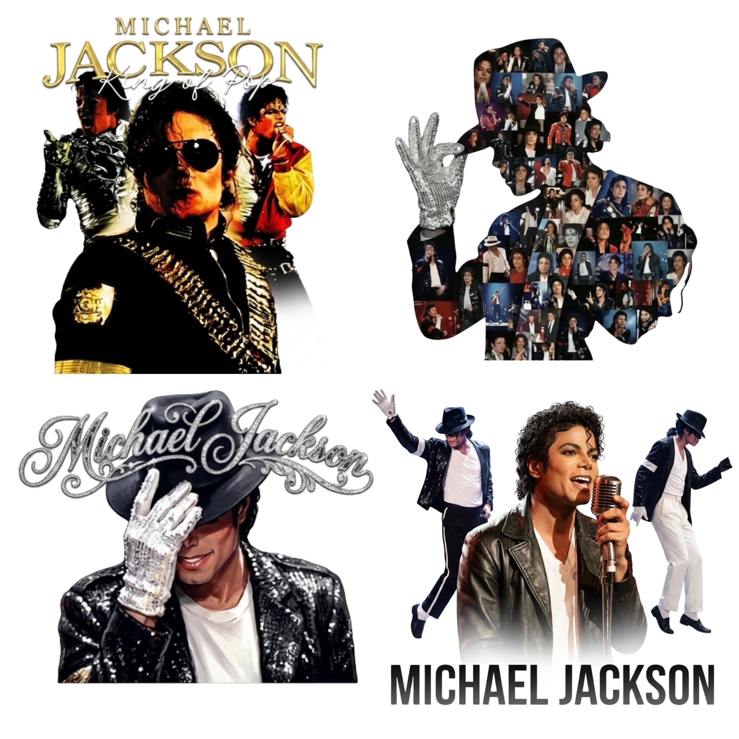 55+ King of Pop PNG Bundle, 80s Music Legend Sublimation Designs, Retro ...