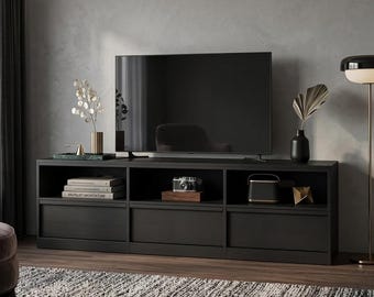Modern TV Stand With Storage 70 Inch Media Console