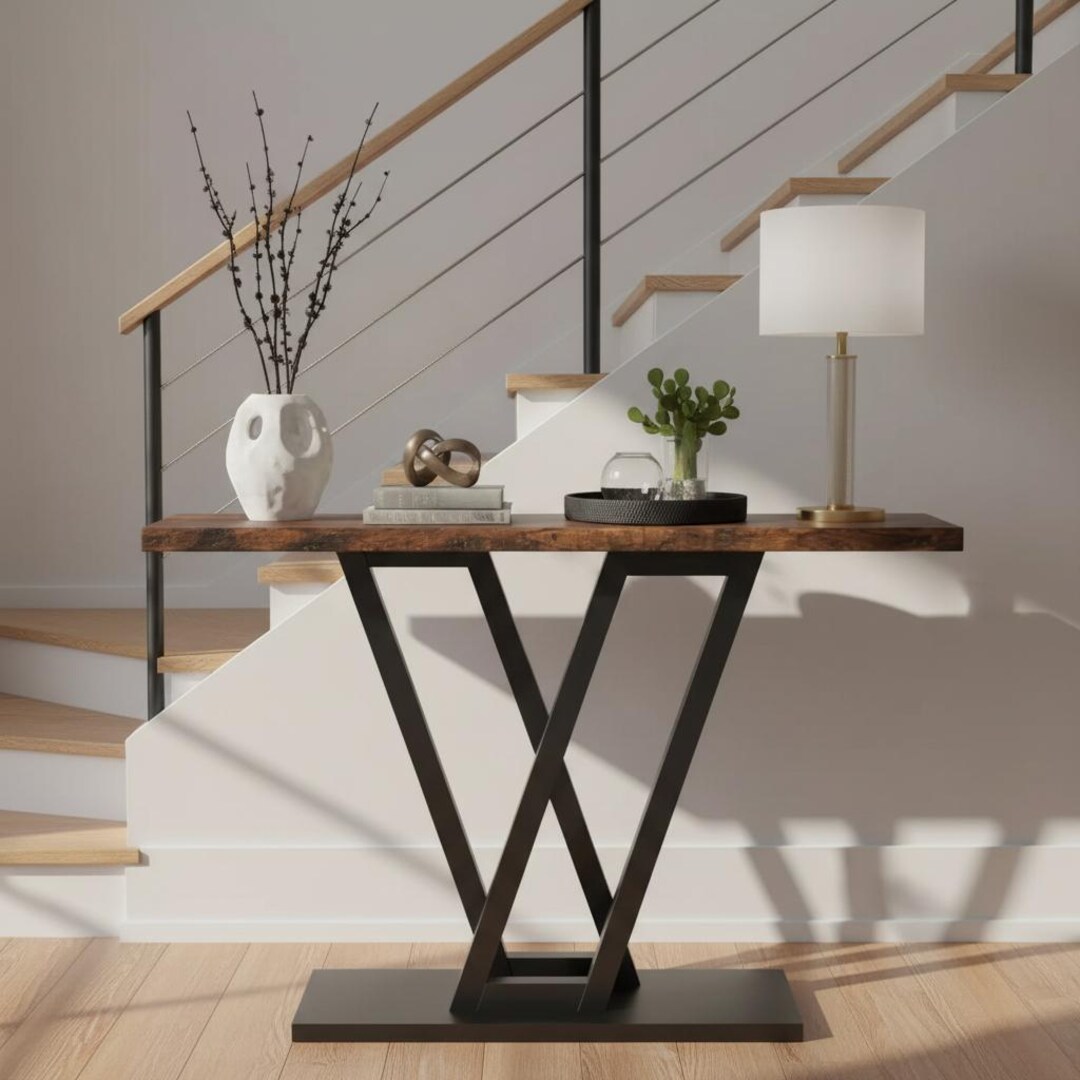 43 Inch Console Table Narrow Entryway Sofa Table - Etsy