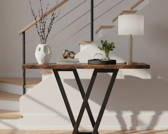 43 Inch Console Table Narrow Entryway Sofa Table