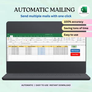 Excel VBA Outlook Massutskick av e-post, bilagor till dokumentkoppling (Windows-makro)