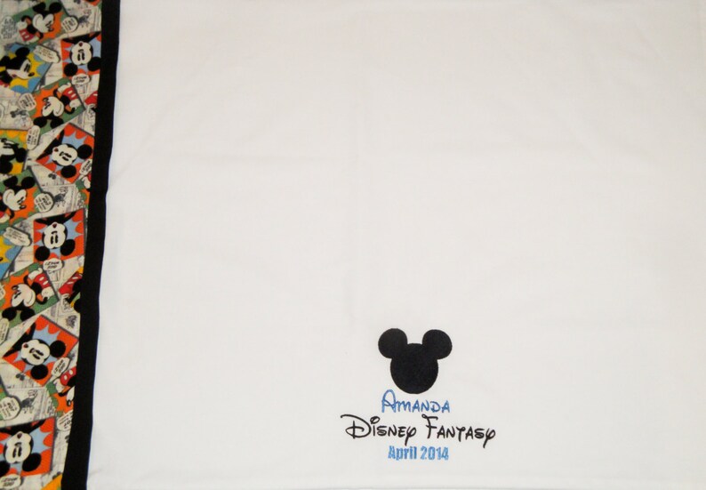 Customizable Disney Pillowcase Etsy