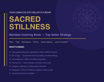 Heilige Geometrie Mandala Malbuch: Stressabbau Aktivität (Digitaler Download)