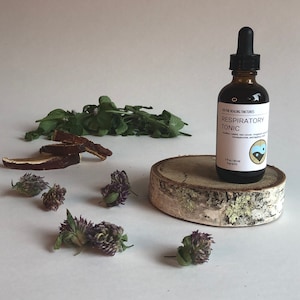 Respiratory Tonic: Herbal Lung Support with Mullein & Reishi