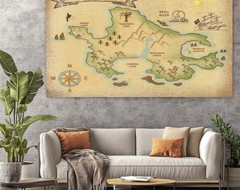 Neverland Map - Etsy