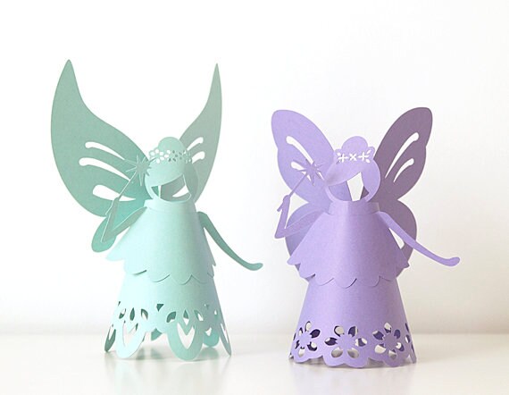 Download Paper Fairy SVG DXF Cutting Files / 3D Fairy / Paper ...