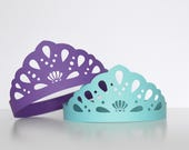 Mermaid Tiara SVG Template: DIY Paper Crown, Cricut & Silhouette (Digital Download)