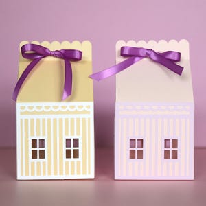 House Gift Box SVG CUTTING FILES for Cricut / Christmas Village Square ...