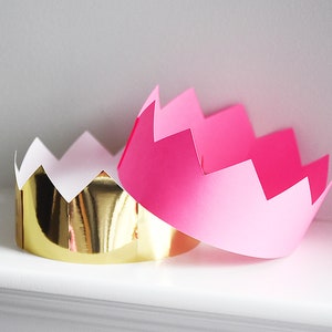 König Krone SVG Vorlage: DIY Papier Krone, Cricut Schneidedateien (Digitaler Download) Bild 4