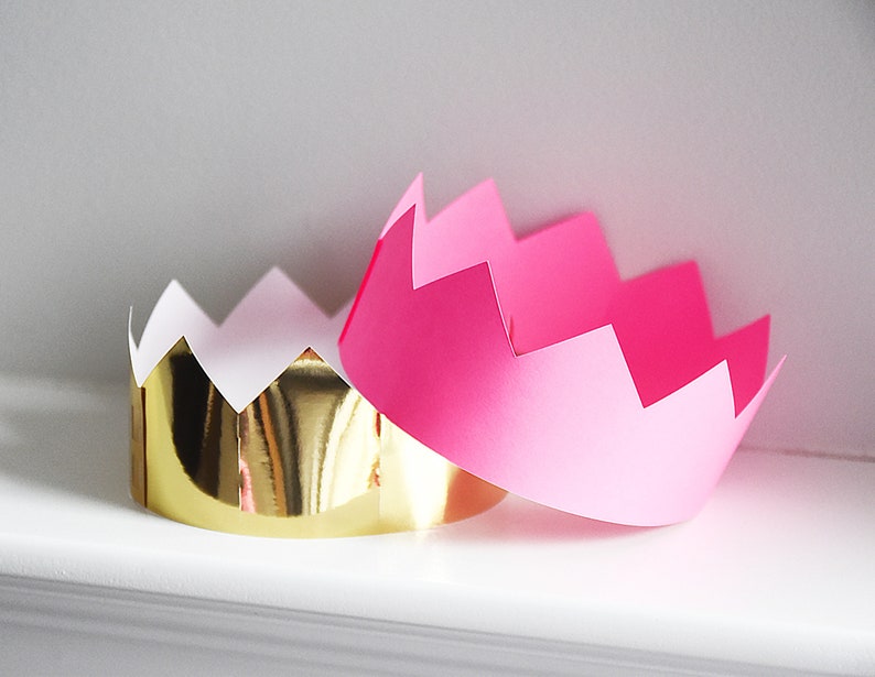König Krone SVG Vorlage: DIY Papier Krone, Cricut Schneidedateien (Digitaler Download) Bild 4