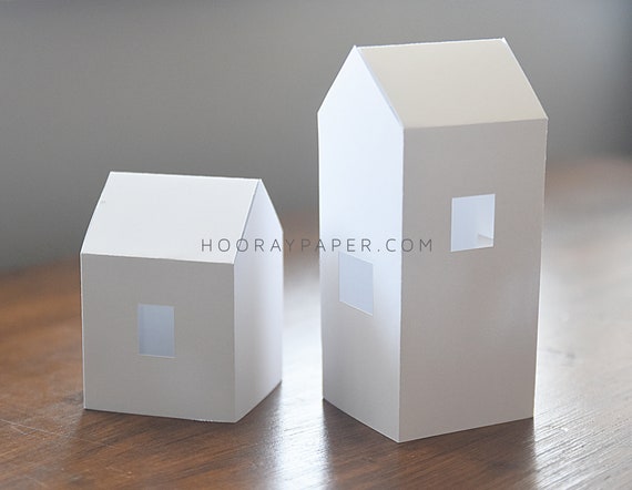 Download Paper House Svg Cutting Files For Cricut Silhouette 3d Etsy