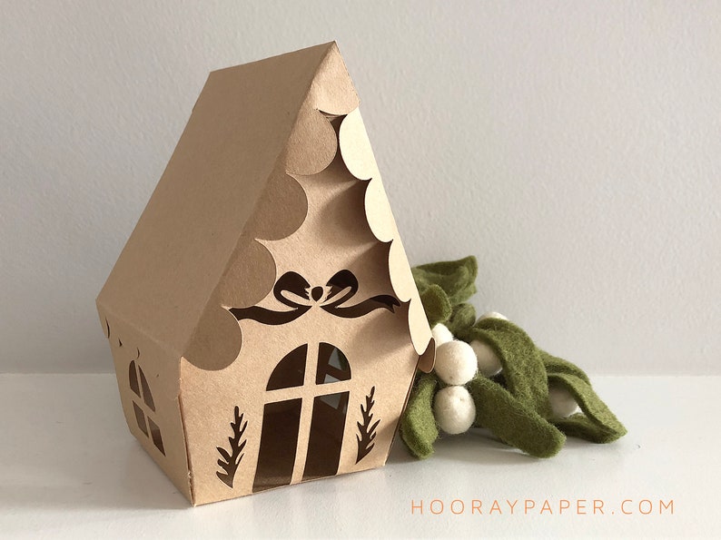 Download 3D Paper House SVG Cutting File for Cricut Silhouette / 3D ...