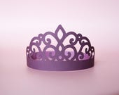 Princess Tiara SVG Template: 3D Paper Crown Cutting Files (Digital Download)