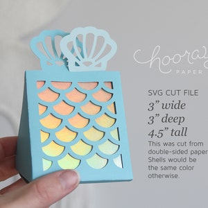 Gift Box SVG Cutting Files for Cricut / Mermaid Birthday Party ...
