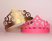 Princess Tiara SVG Template: Paper Crown Cutting Files for Cricut, Silhouette + More (Digital Download)
