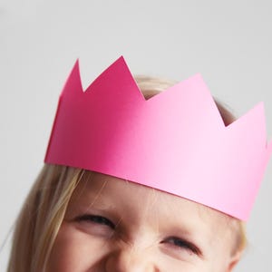 König Krone SVG Vorlage: DIY Papier Krone, Cricut Schneidedateien (Digitaler Download) Bild 2