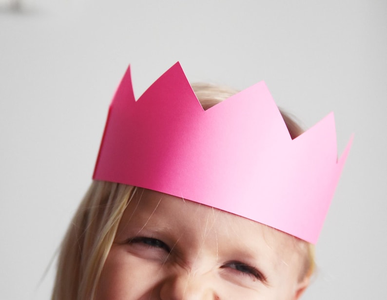 König Krone SVG Vorlage: DIY Papier Krone, Cricut Schneidedateien (Digitaler Download) Bild 2
