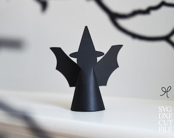 3D Witch SVG Template: Halloween Party Decor (Digital Download)