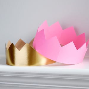 FILE DI TAGLIO SVG per corona del re per Cricut Modello regolabile per corona di carta del principe, cappello da festa di compleanno per bambini reali o bomboniera fai da te