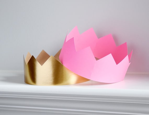 King Crown SVG Template: DIY Paper Crown, Cricut Cutting Files (Digital Download)