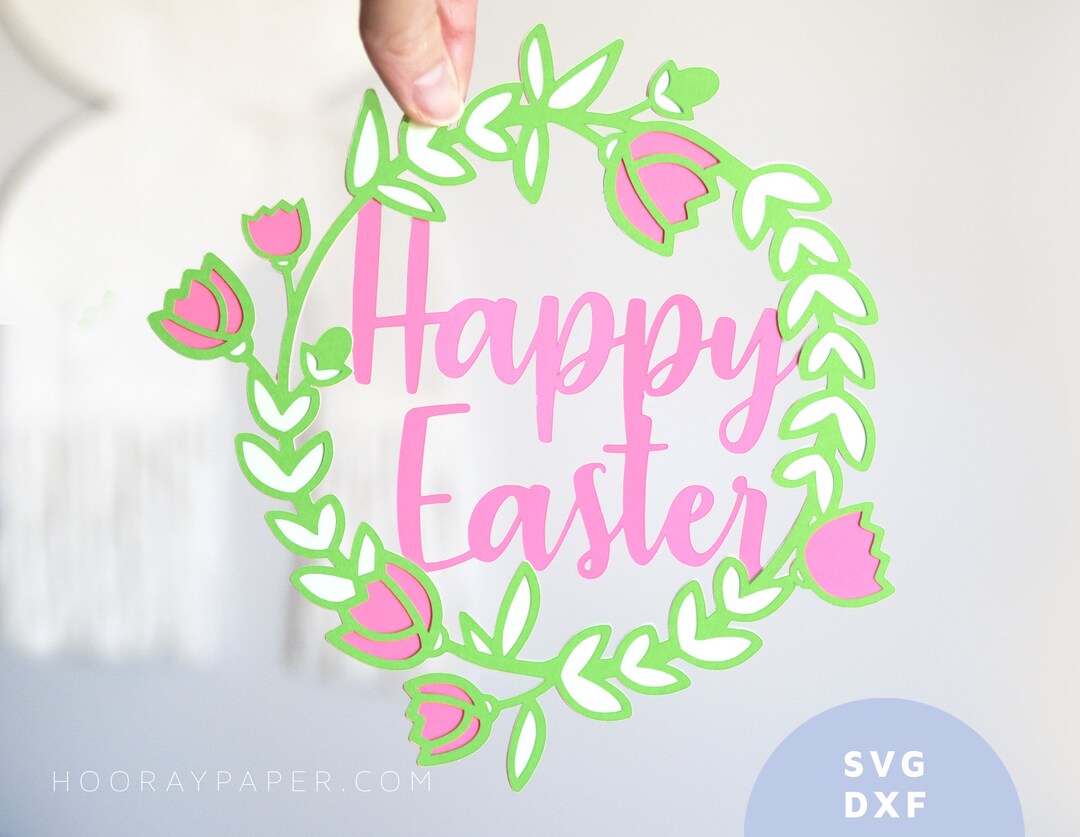 Easter SVG Cutting Files for Cricut Silhouette Scanncut2 / - Etsy