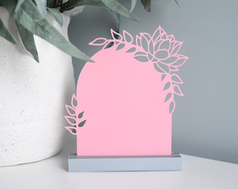 Boho Flower Arch Sign SVG Files | Wedding Table Number, Party Decor (Digital Download)