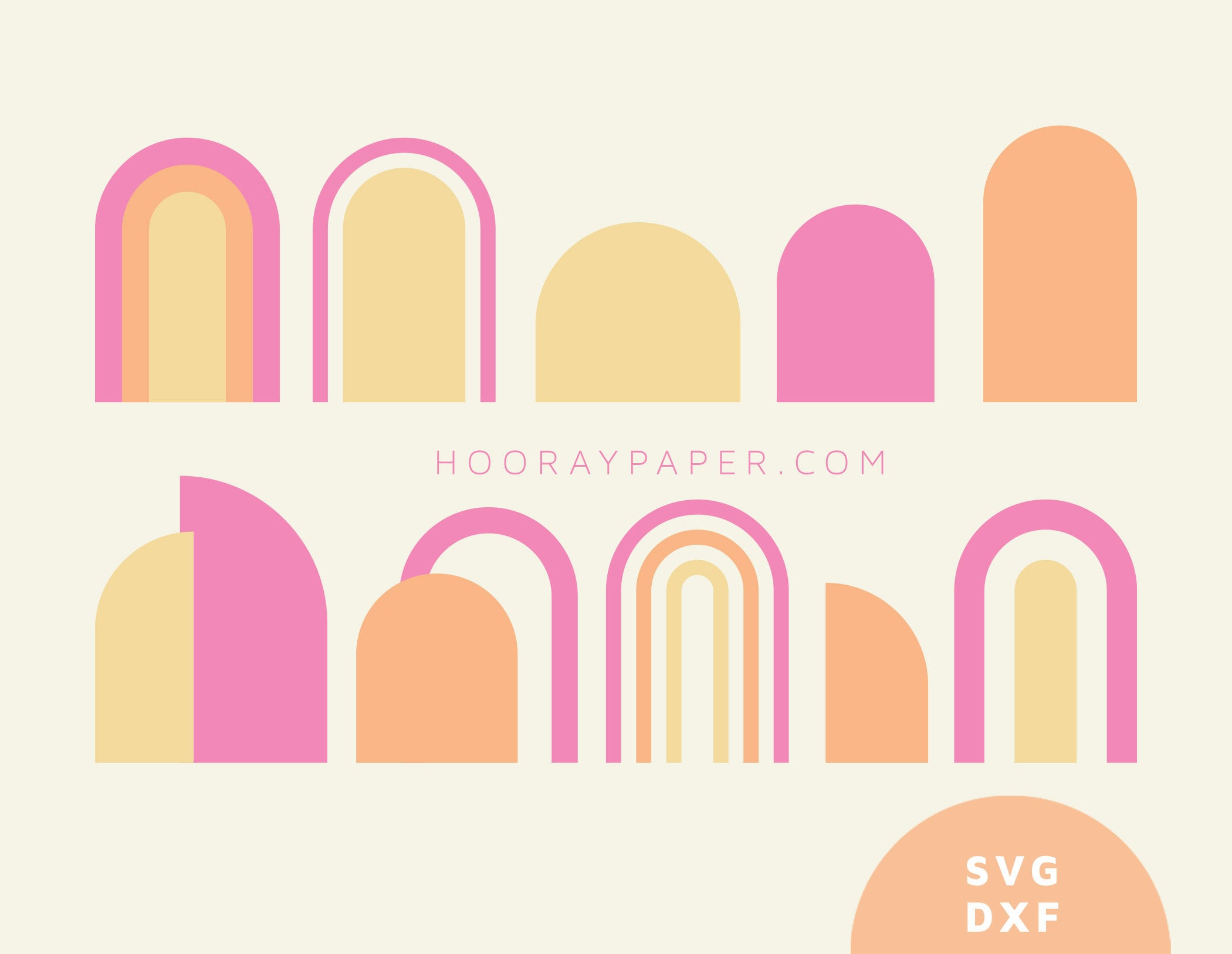 Arch Sign Template SVG Cutting Files for Cricut / Boho Chiara Etsy