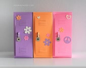 3D Locker SVG CUTTING FILES for Cricut / Unique Back to School or Graduation Gift Box / Includes Retro Daisy and Peace Decals / Teacher Gift