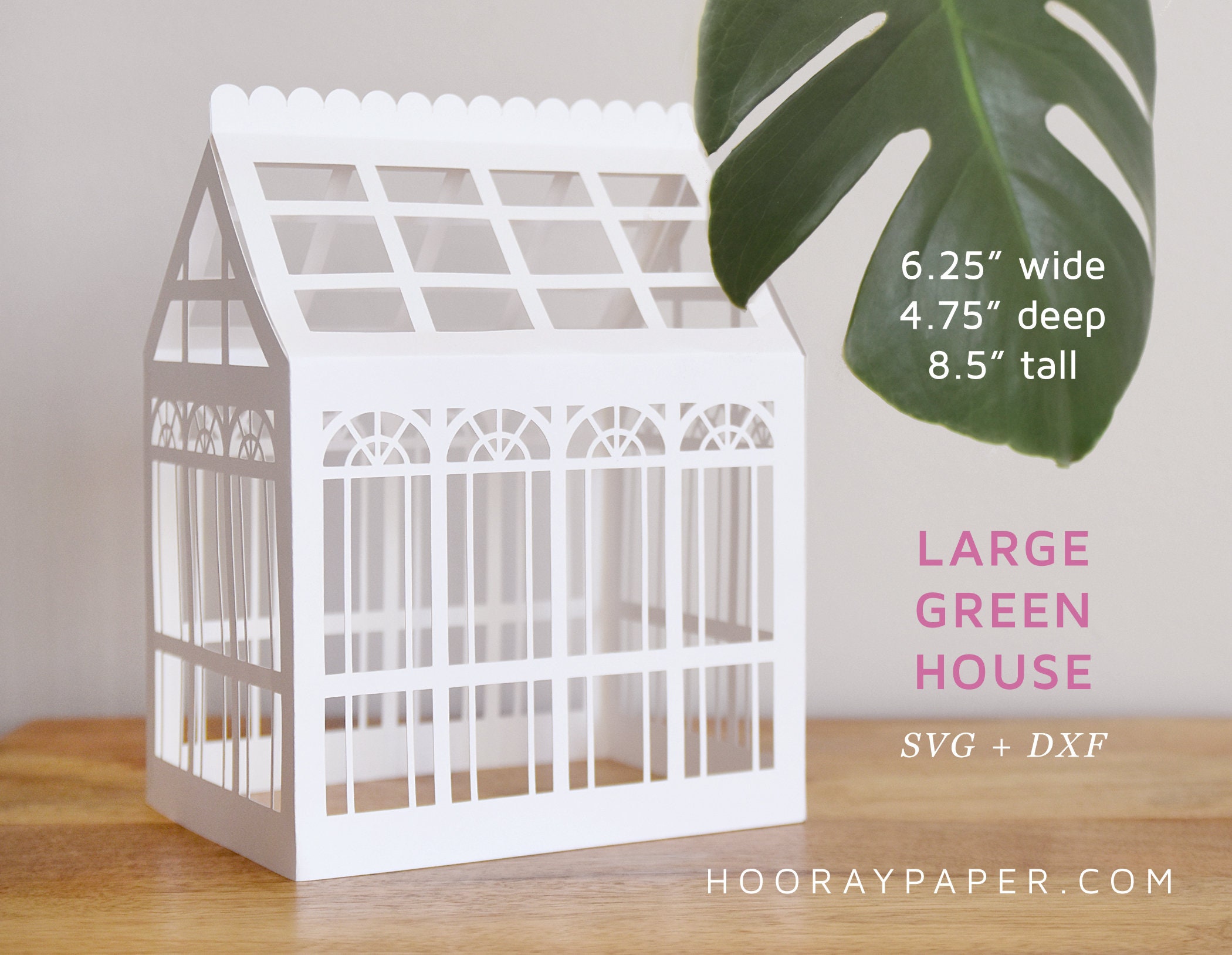 Greenhouse SVG Paper Cutting Files for Cricut Silhouette / - Etsy
