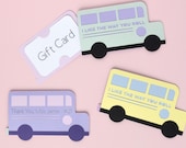 School Bus Driver Gift Card Holder SVG CUTTING FILES for Cricut, Silhouette diy Custom Teacher Gift Last Day of School End of Year Thank You