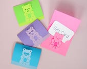 Gummy Bear Gift Card Holder SVG CUTTING FILES for Cricut, Silhouette / diy Handmade Card Template Thank You Gift, Candy Birthday Party Theme