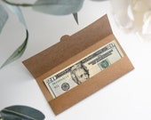 Cash Envelope SVG CUTTING FILES for Cricut, Silhouette / Money Holding Card Template / Simple Birthday or Thank You Gift Stationery / Blank